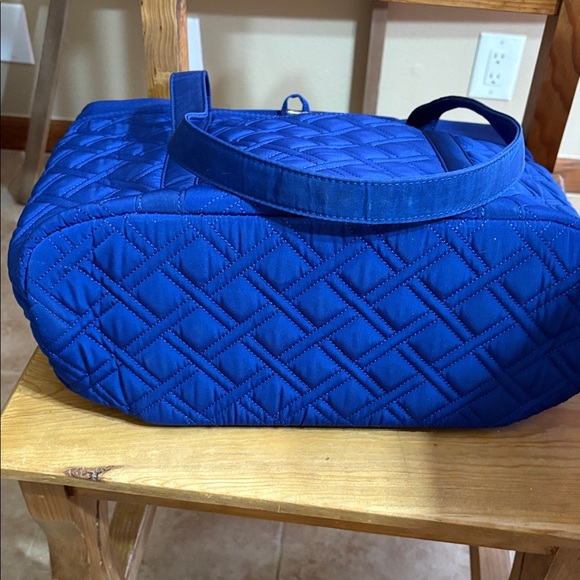 Vera Bradley Blue Quilted Tote Bag - Picture 9 of 10